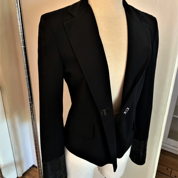 DKNY Black Women's Blazer Jacket Size 6 - Picture 2 of 6